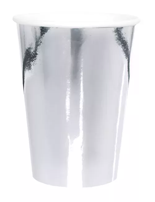 Photo du produit 10 Gobelets en carton métalisés argent 25 cl