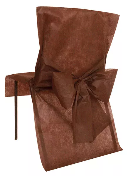 Photo du produit 10 Housses de chaise Premium chocolat