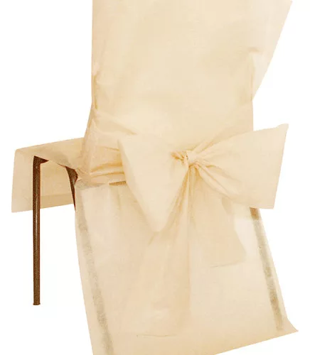 Photo du produit 10 Housses de chaise Premium ivoire