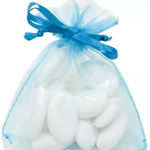 Photo du produit 10 sachets organza turquoise