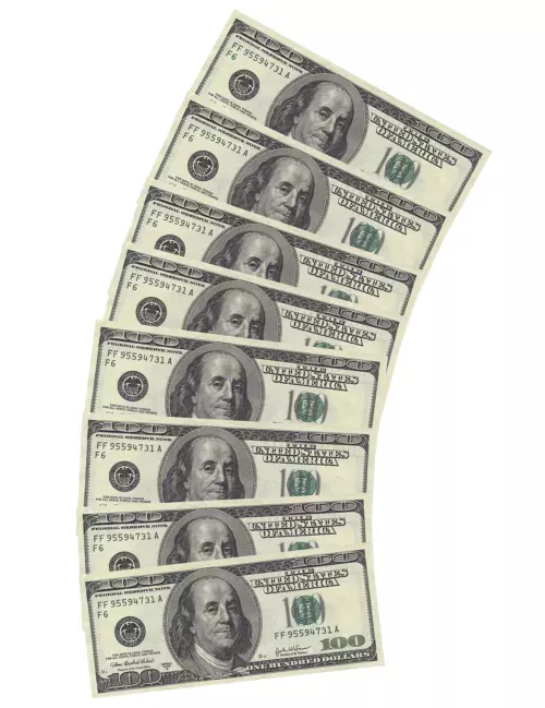 Photo du produit 10 Serviettes en papier rectangulaires Dollar