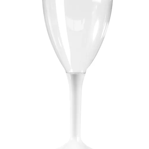 Photo du produit 10 Verres à vin plastique blanc