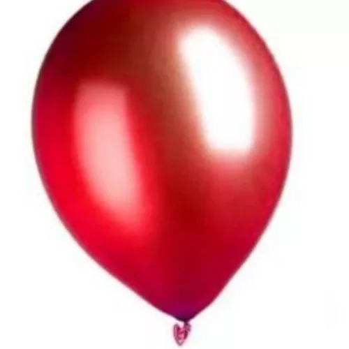 Photo du produit 100 Ballons rouge métallisé 29 cm
