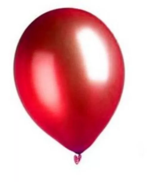 Photo du produit 100 Ballons rouge métallisé 29 cm
