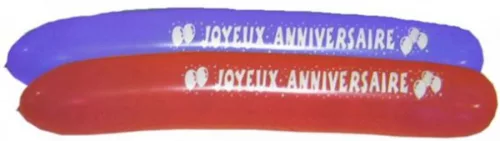 Photo du produit 2 Ballons longs Joyeux Anniversaire