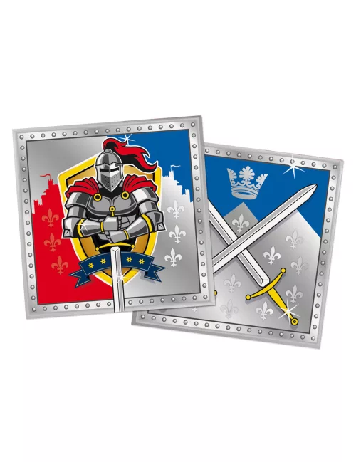 Photo du produit 20 Serviettes chevaliers 33x33cm
