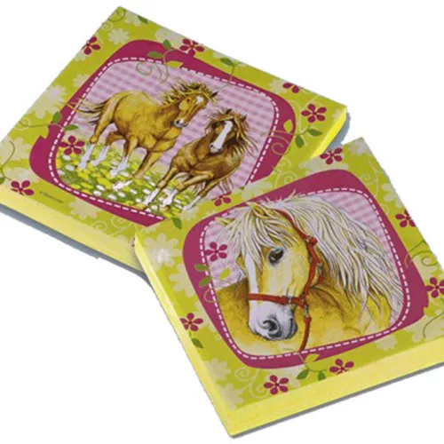 Photo du produit 20 Serviettes en papier Chevaux 33 x 33 cm