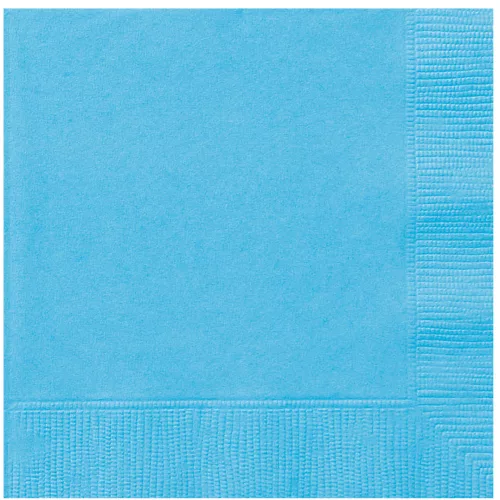 Photo du produit 20 Serviettes en papier Bleu pastel 33 x 33 cm