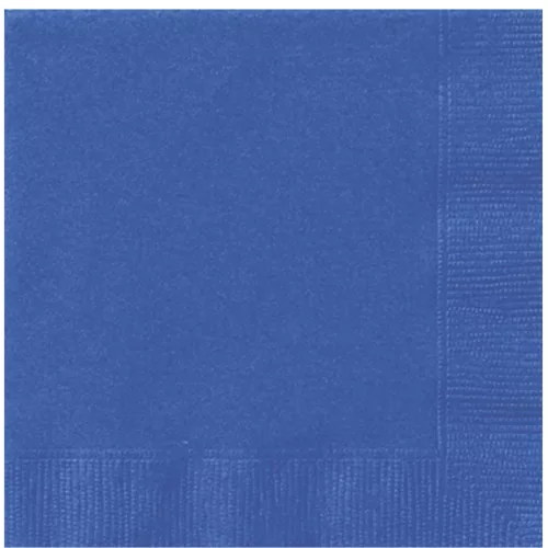 Photo du produit 20 Serviettes en papier Bleues 33 x 33 cm