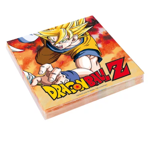 Photo du produit 20 Serviettes en papier Dragon Ball Z 33 x 33 cm