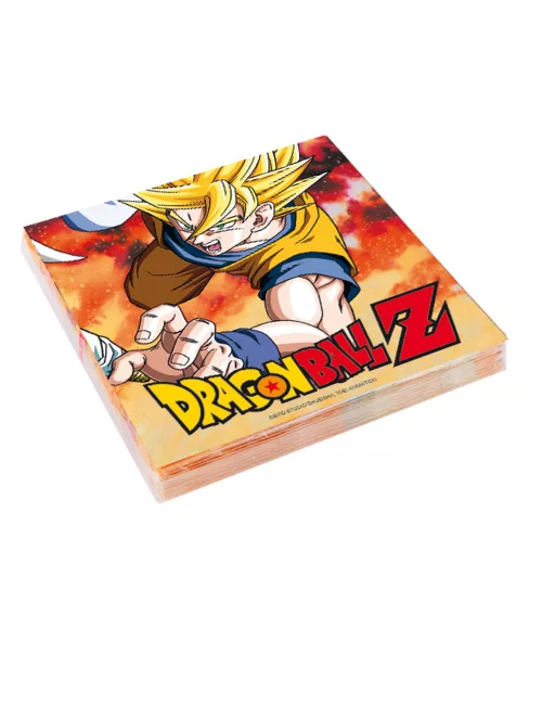 Photo du produit 20 Serviettes en papier Dragon Ball Z 33 x 33 cm