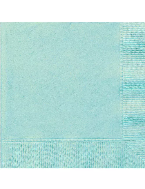Photo du produit 20 Serviettes en papier menthe 33 x 33 cm