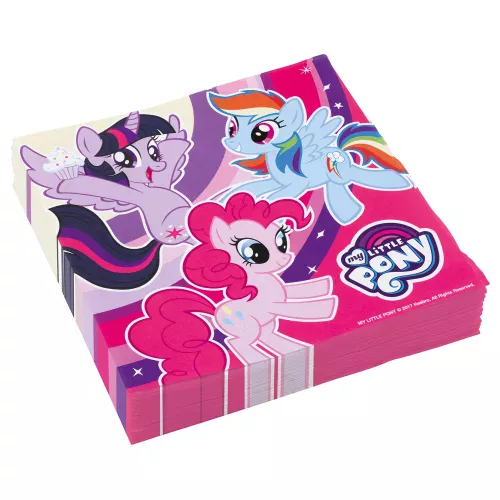 Photo du produit 20 Serviettes en papier My Little Pony 33 x 33 cm