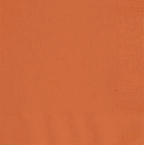 Photo du produit 20 Serviettes en papier Orange 33 x 33 cm