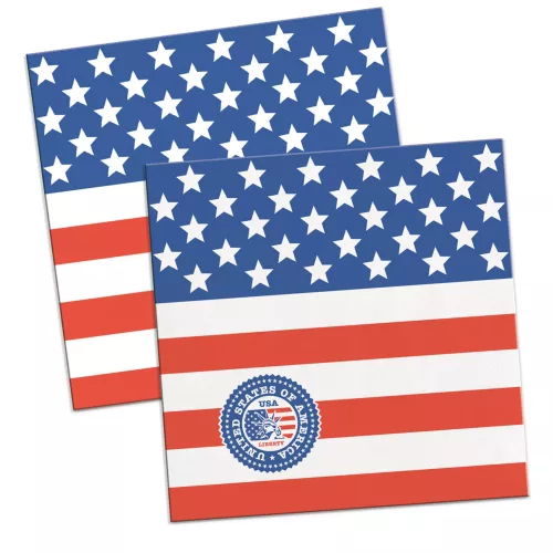 Photo du produit 20 Petites serviettes en papier USA