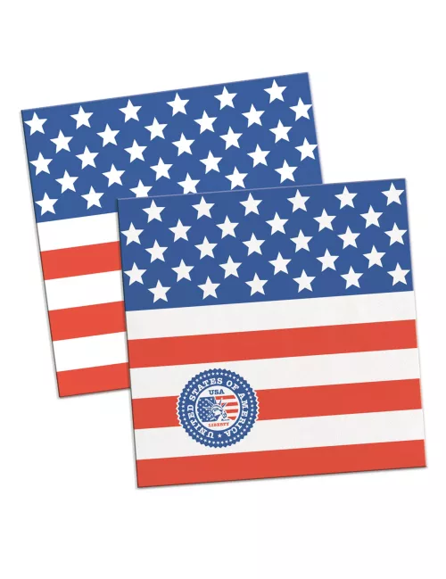 Photo du produit 20 Petites serviettes en papier USA