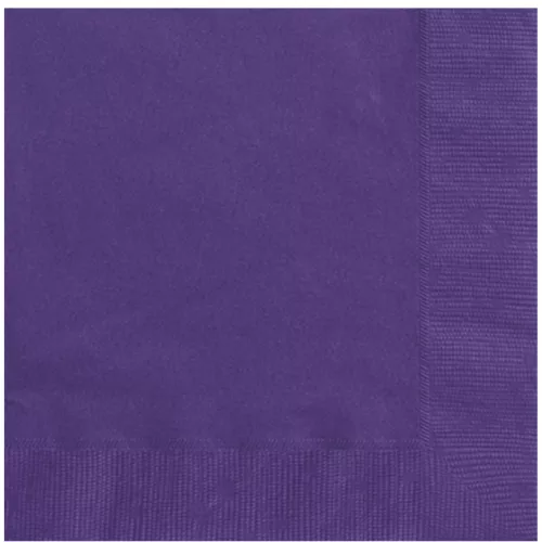 Photo du produit 20 Serviettes en papier Violet sombre 33 x 33 cm