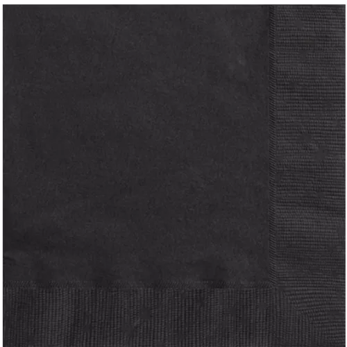 Photo du produit 20 Serviettes en papier Noir 33 x 33 cm
