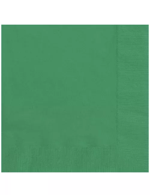 Photo du produit 20 Serviettes en papier Vert émeraude 33 x 33 cm