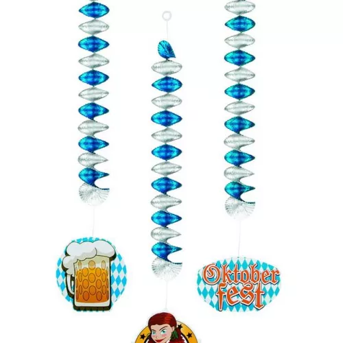 Photo du produit 3 Décorations à suspendre 60 cm Oktoberfest
