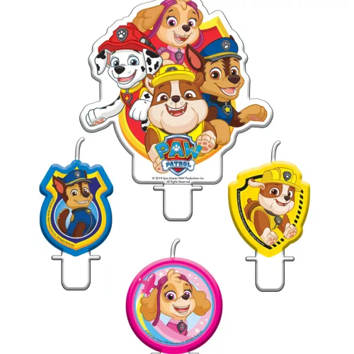 Photo du produit 4 Bougies anniversaire Pat' Patrouille