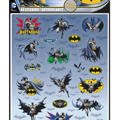 Photo du produit 4 Feuilles de stickers Batman
