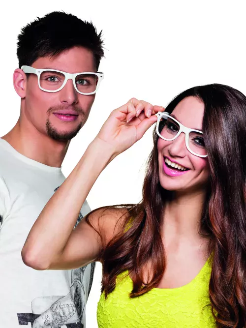 Photo du produit 4 Lunettes blanches adulte