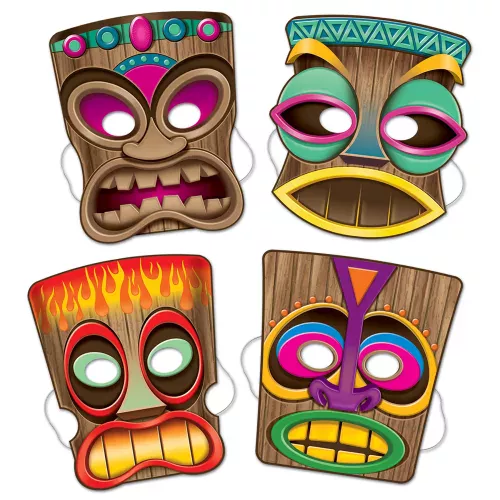Photo du produit 4 Masques Tiki