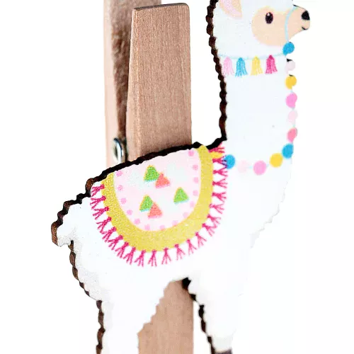 Photo du produit 4 Pinces en bois lama 4,5 cm