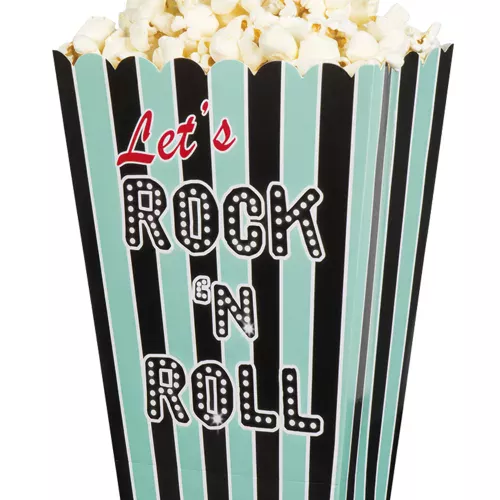 Photo du produit 4 Pots pop corn Rock'n roll 33 x 23 x 17 cm