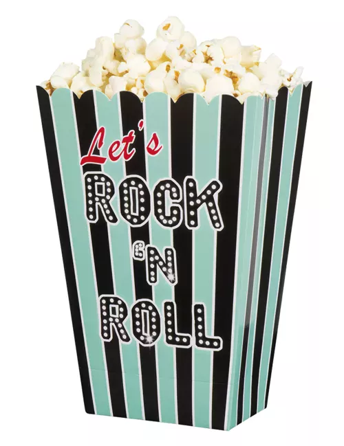 Photo du produit 4 Pots pop corn Rock'n roll 33 x 23 x 17 cm