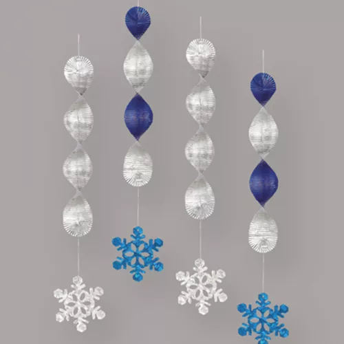 Photo du produit 4 Suspensions spirale flocons de neige