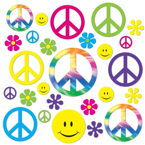 Photo du produit 42 Décorations cartonnées Hippie