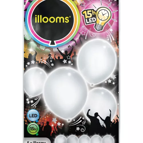 Photo du produit 5 Ballons LED blancs Illooms ®