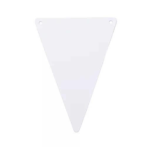 Photo du produit 5 Fanions DIY blancs en carton