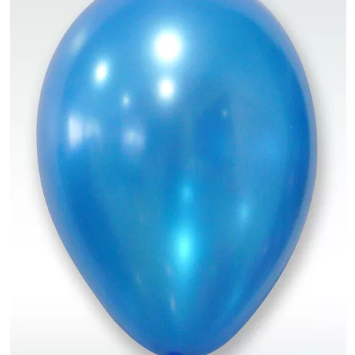Photo du produit 50 Ballons bleus métallisés