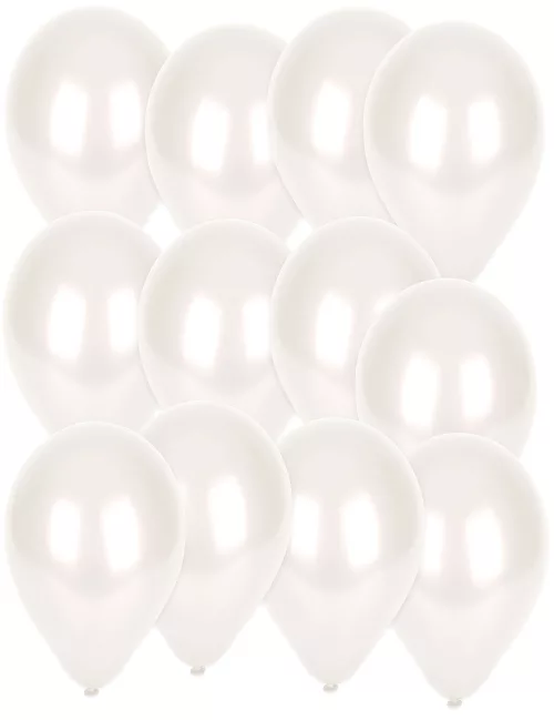 Photo du produit 50 ballons ivoire métallisé