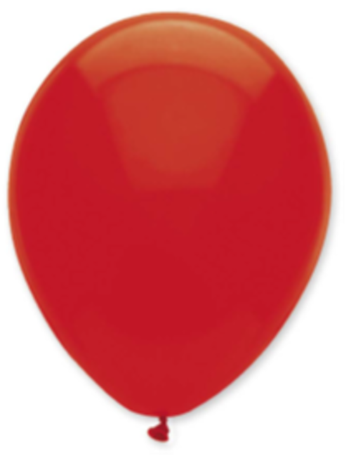 Photo du produit 6 Ballons rouge rubis 30 cm