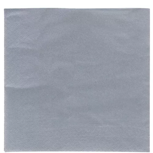 Photo du produit 50 Serviettes grises 38 x 38 cm