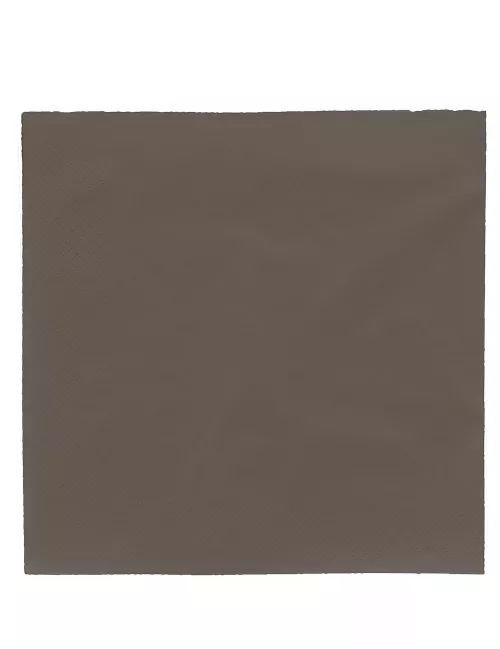 Photo du produit 50 Serviettes chocolat 38 x 38 cm