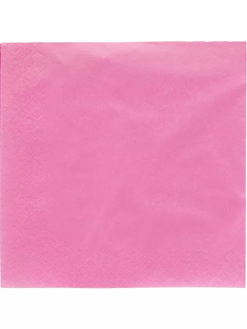 Photo du produit 50 Serviettes en papier fuchsia 38 x 38 cm