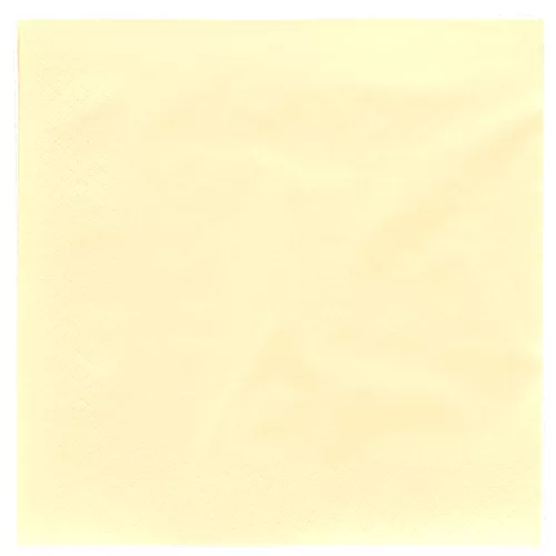 Photo du produit 50 Serviettes ivoire 38 x 38 cm