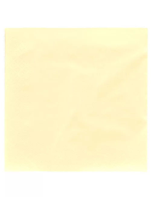 Photo du produit 50 Serviettes ivoire 38 x 38 cm