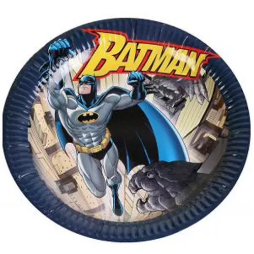 Photo du produit 6 Assiettes en carton Batman 23 cm