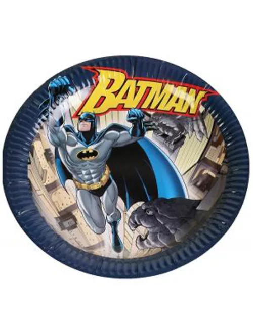 Photo du produit 6 Assiettes en carton Batman 23 cm