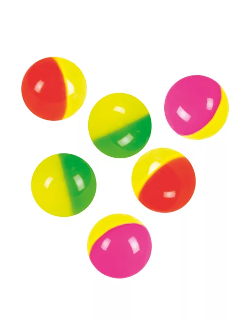 Photo du produit 6 Balles rebondissantes colorées 3 cm