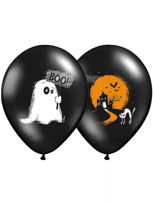 Photo du produit 6 Balllons Halloween Boo