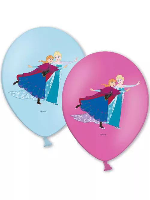 Photo du produit 6 Ballons de baudruche La Reine des Neiges