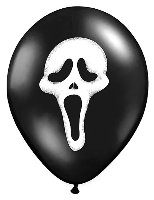 Photo du produit 6 Ballons latex Scream Halloween