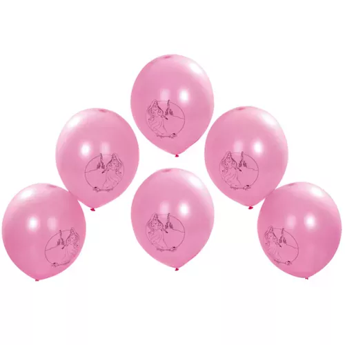 Photo du produit 6 Ballons imprimés Princesse